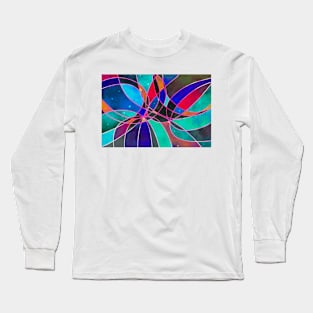 Convergence abstract art Long Sleeve T-Shirt